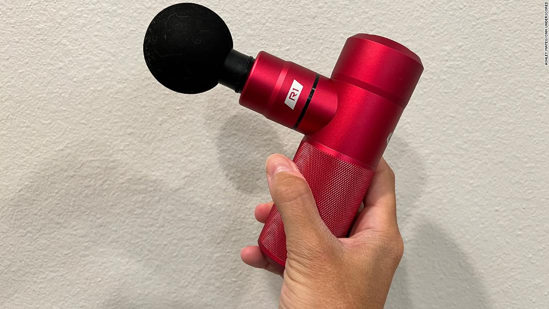 I’ll never travel without the Roll Recovery R1 massage gun again