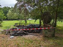 Nach Brand an Badewiese in Groß Glienicke : Bürger spenden für geschmolzene Dixi-Klos