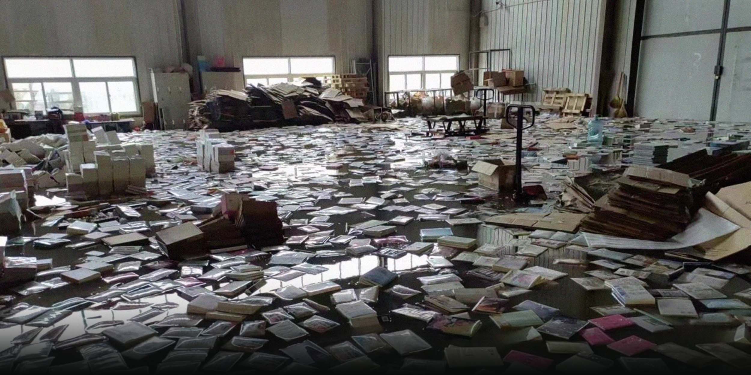 As the Floods Continue, Another Casualty Emerges: Millions of Books