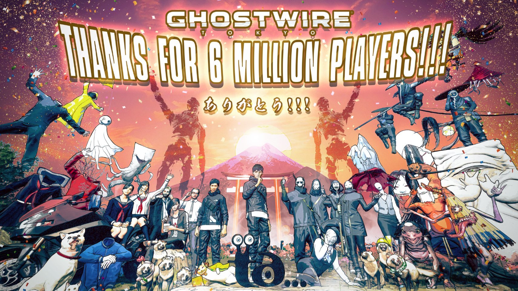 600萬人玩過Ghostwire Tokyo