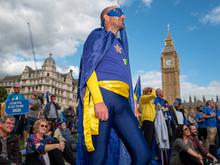 „We want our star back!“: Brexit-Gegner protestieren in London für EU-Wiederbeitritt von Großbritannien