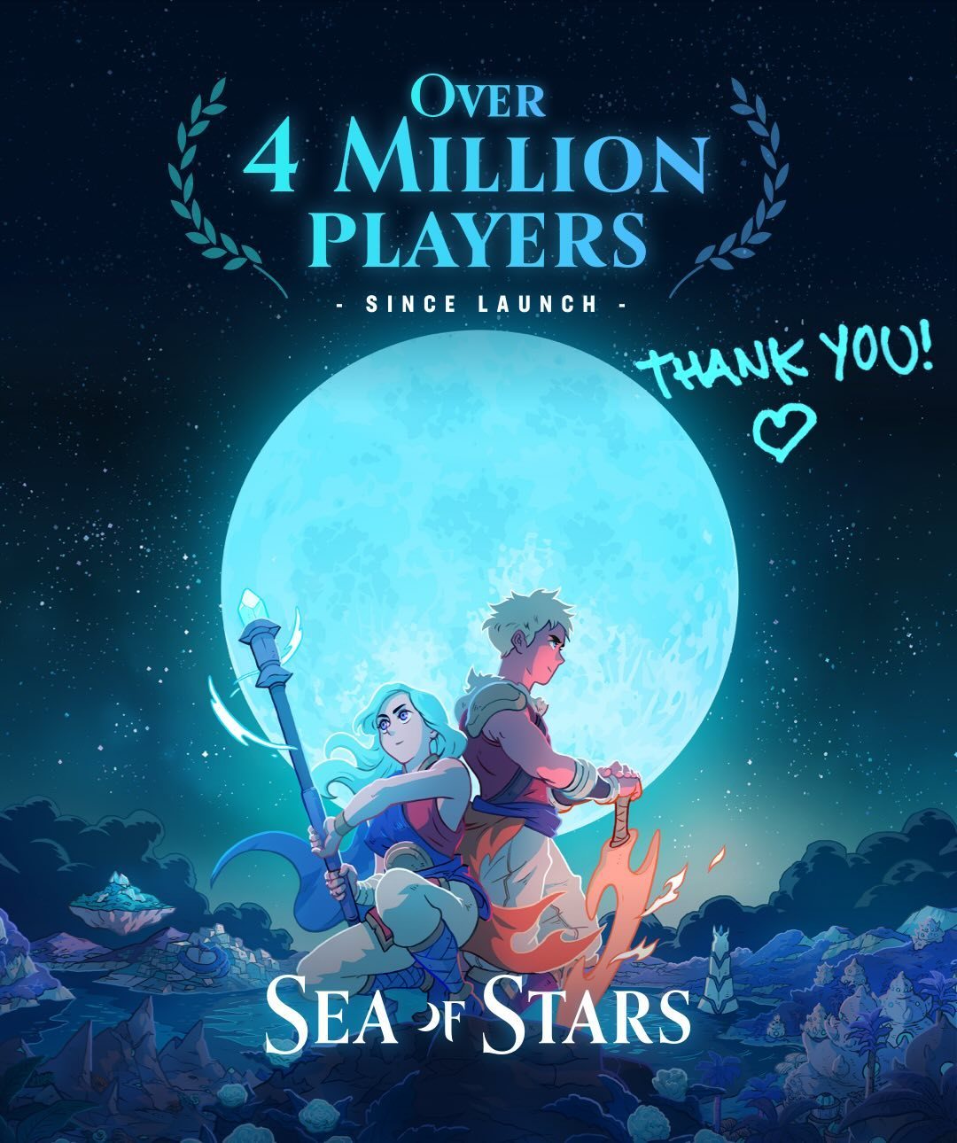 Sea of Stars 已覆蓋超過 400 萬玩家