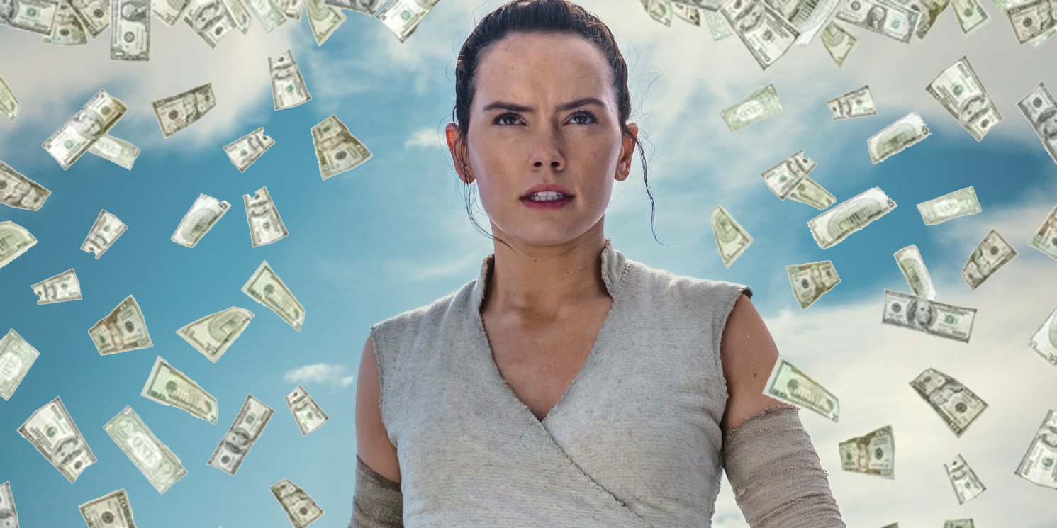 據報導，黛西·雷德利（Daisy Ridley）為新的《星球大戰》電影賺取了1250萬美元