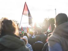 Sprechchöre, aber „keine besonderen Vorkommnisse“: Mehr als 7000 Demonstranten bei pro-palästinensischer Demo in Berlin