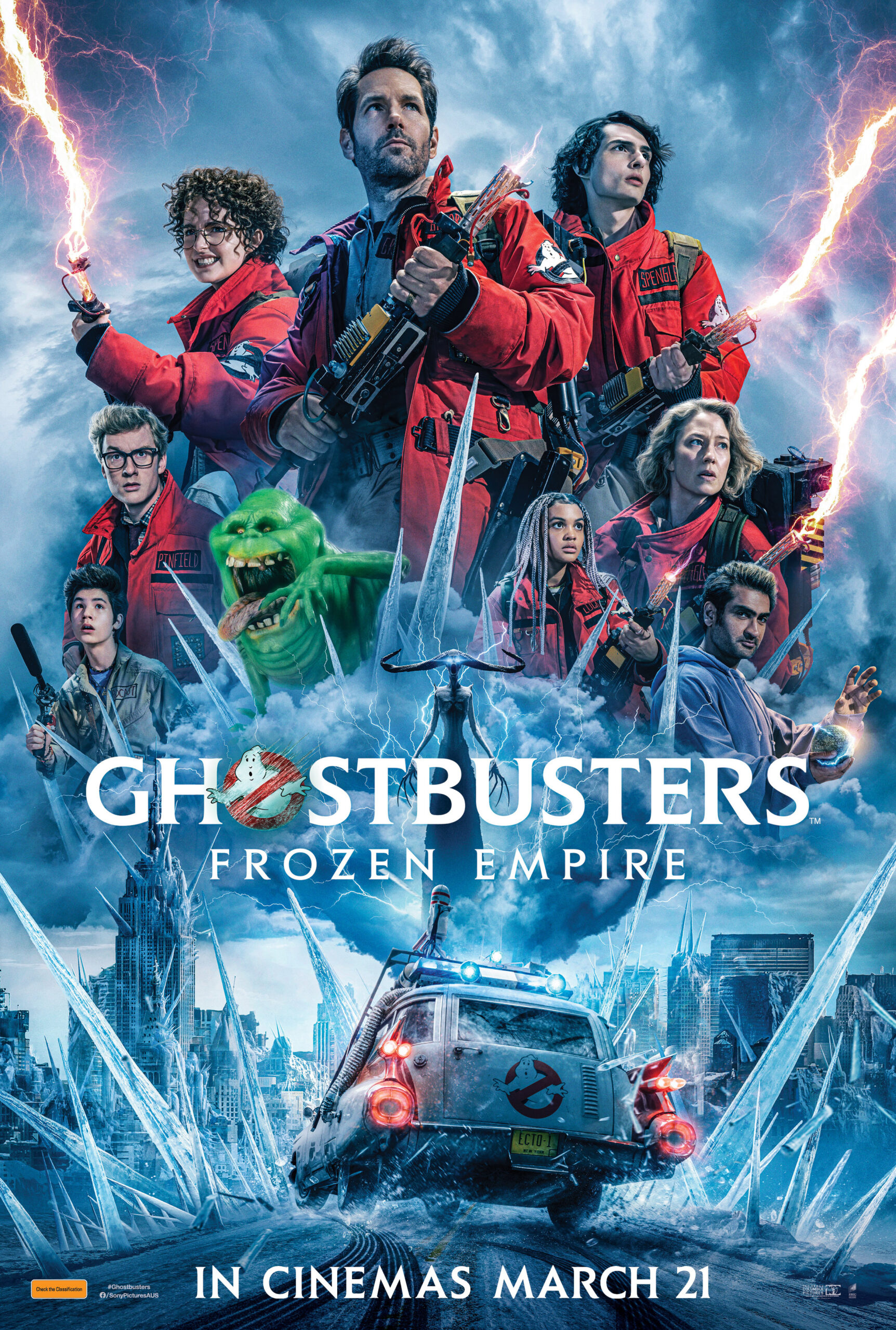 Ghostbusters: Frozen Empire 介紹新兵和傳奇人物