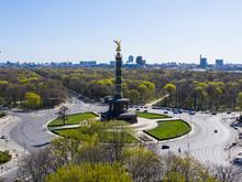 Großer Stern nach Ostern vier Tage gesperrt : Rund um die Berliner Siegessäule werden Ampeln erneuert