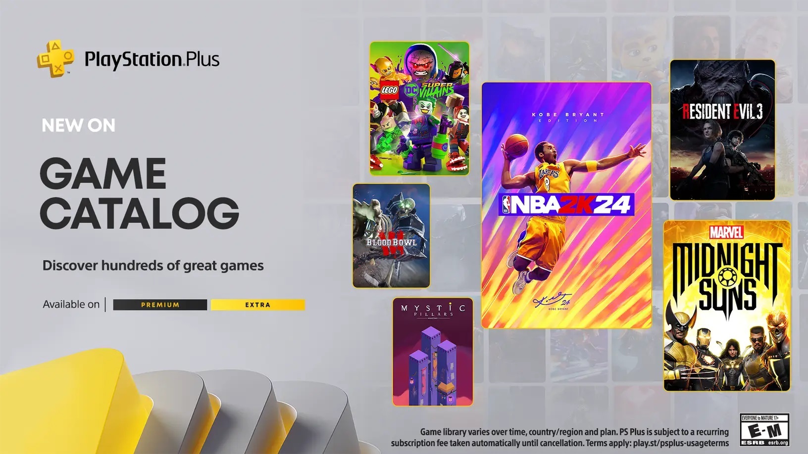 《生化危機 3》、《NBA 2K24》、《漫威暗夜之子》等遊戲加入 PlayStation Plus