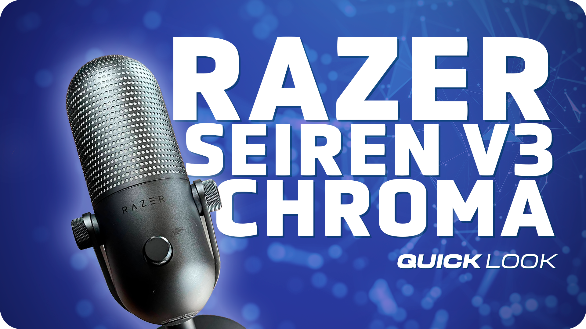 使用 Razer 的 Seiren V3 Chroma 為您的播客帶來一些 RGB