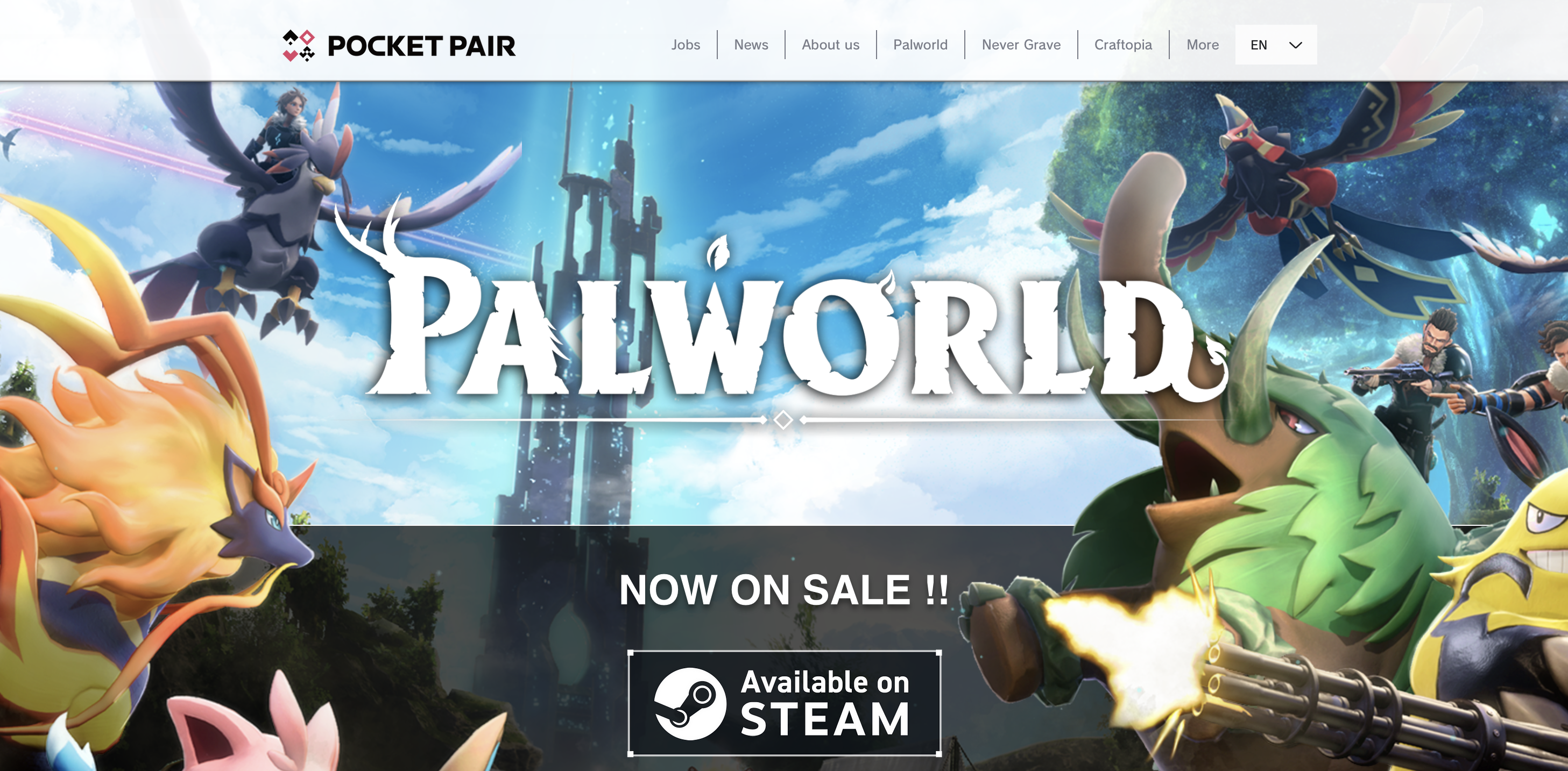 Tencent developing mobile version of hit title Palworld: report