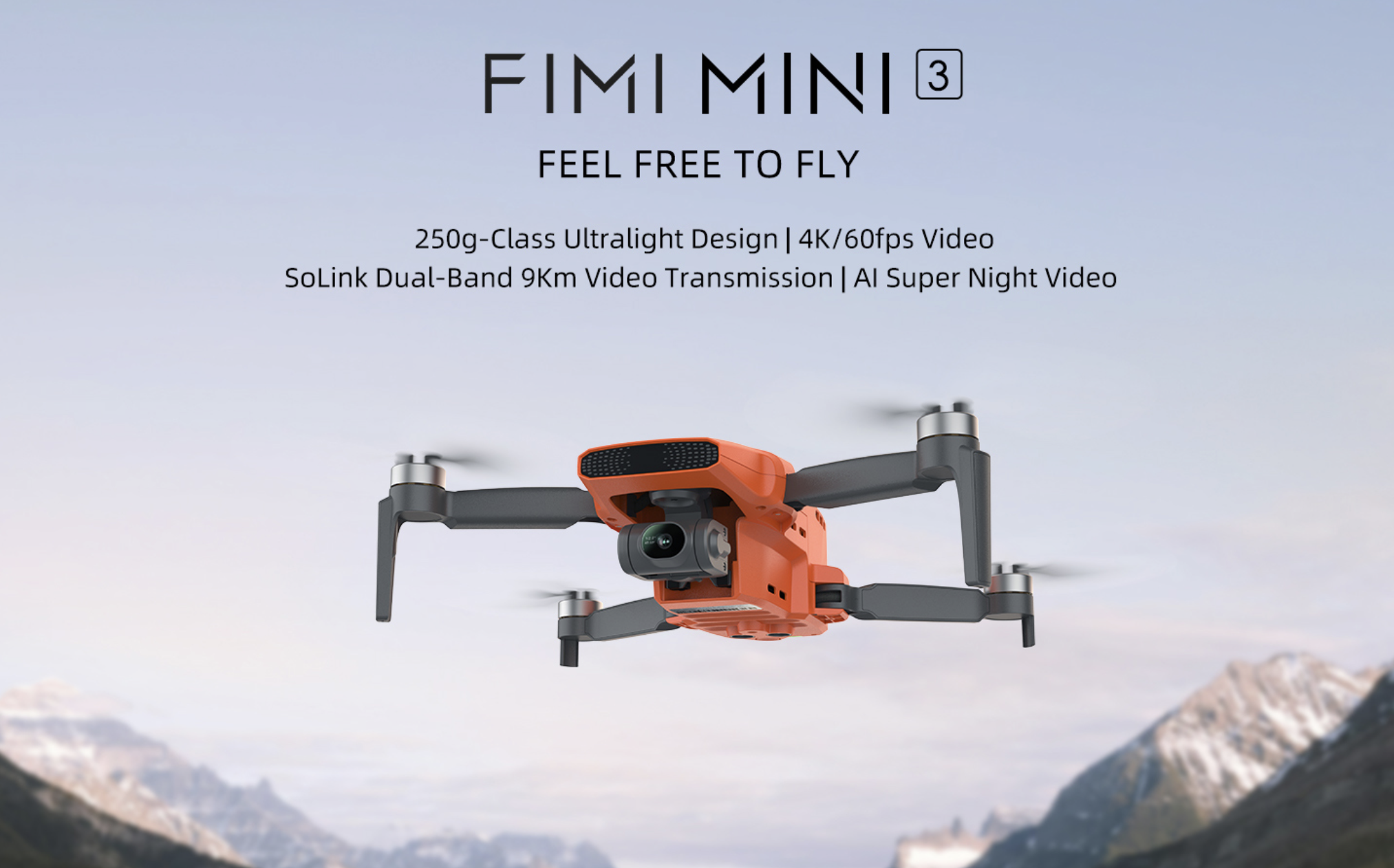 FIMI launches Mini 3 drone featuring Sony 48MP sensor and 249g weight