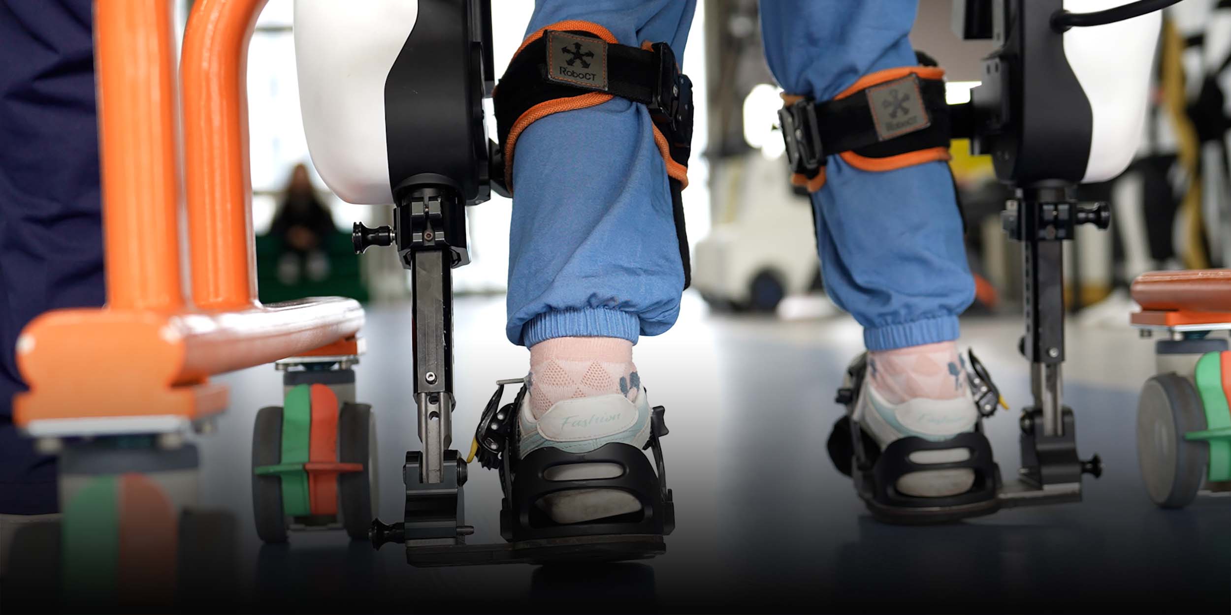 Learning to Walk — In an Exoskeleton