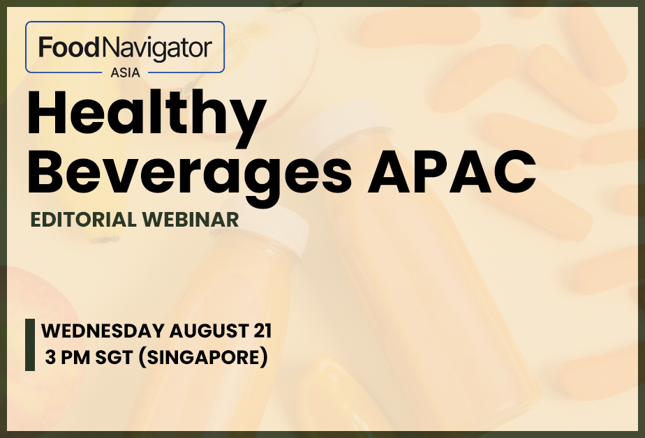 Drink it up: Our FREE Healthy Beverages APAC editorial webinar takes place on August 21