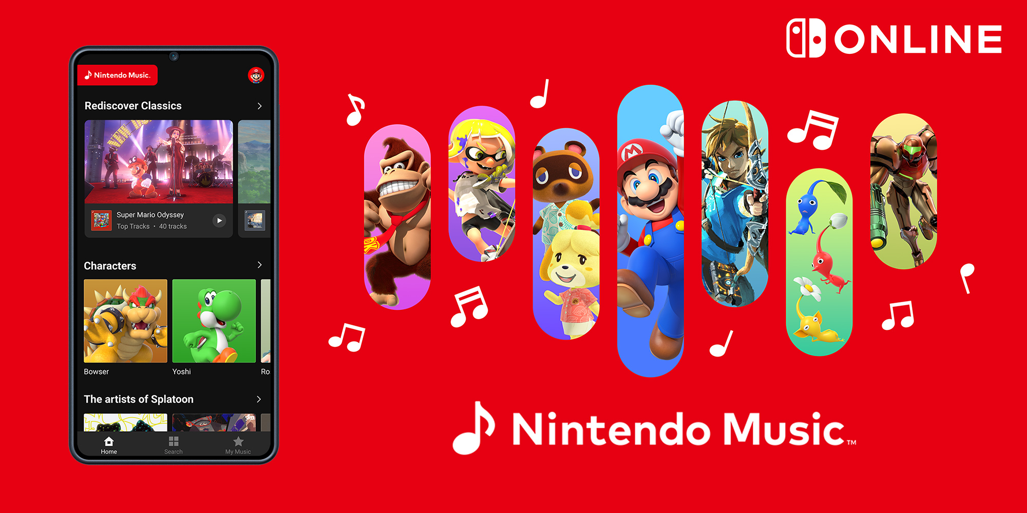 Nintendo Music 已經用新曲目充實了