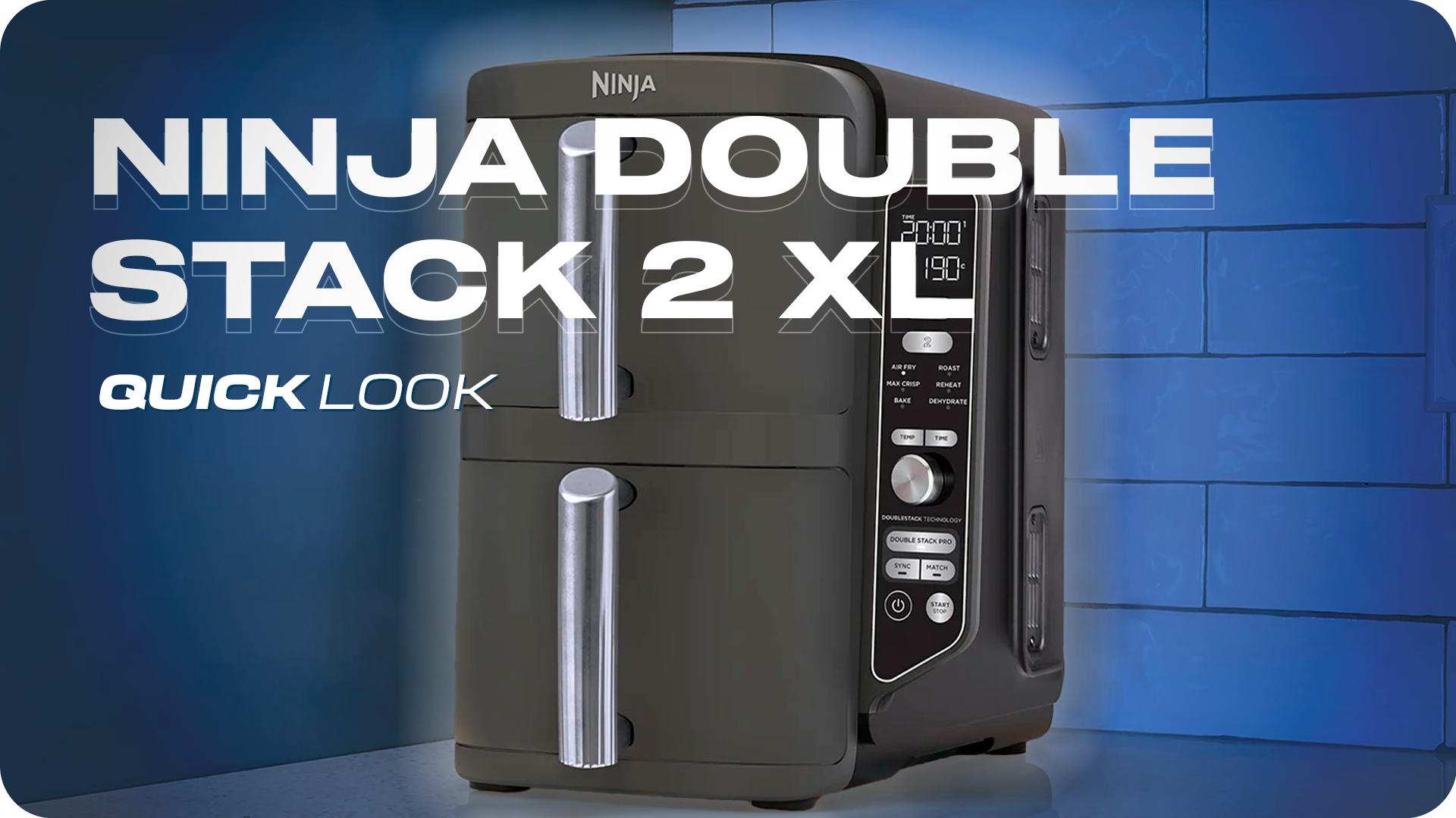 使用 Ninja 的 Double Stack 2 XL 可以事半功倍地烹飪