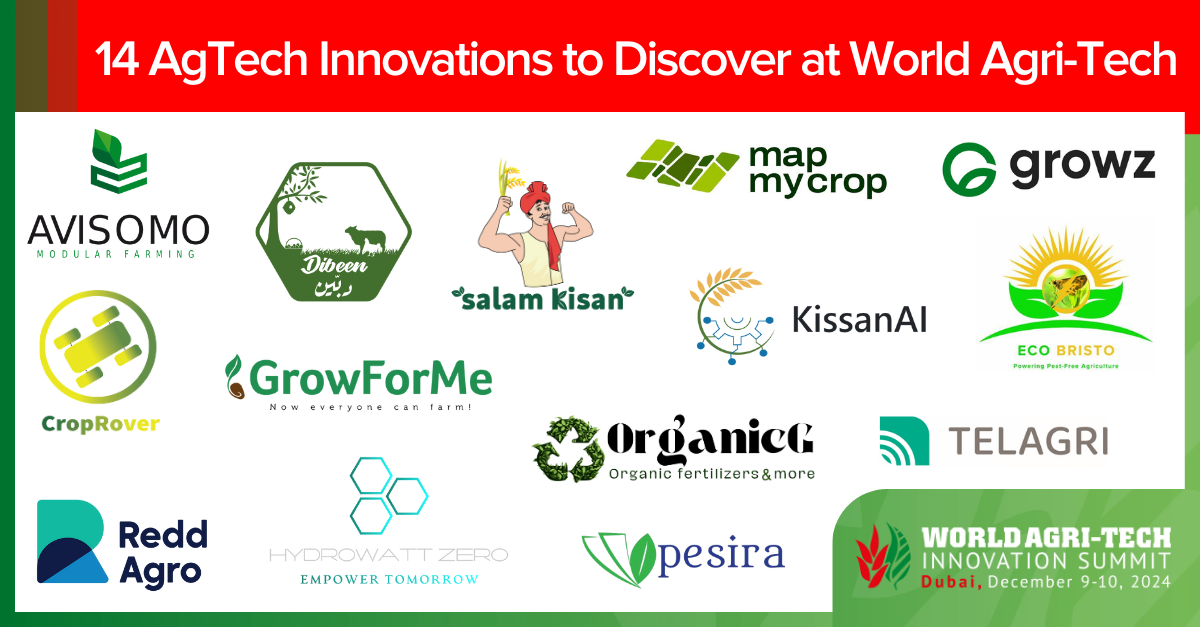 Meet the 14 AgTech start-ups set to take centre stage at World Agri-Tech MEASA